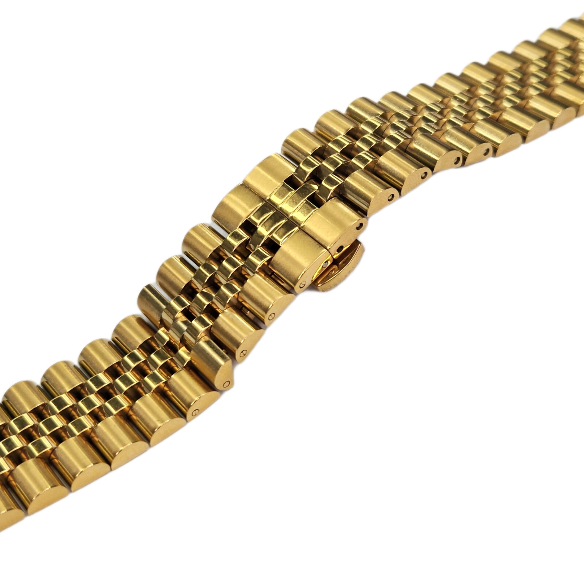 Two Tone ROLX Stainless Steel Straps for 42/44/45/49mm Smart Watch