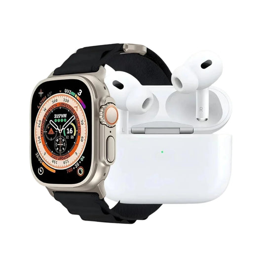 i20 Ultra Smart Watch 10 Straps in 1 + Free AirPods