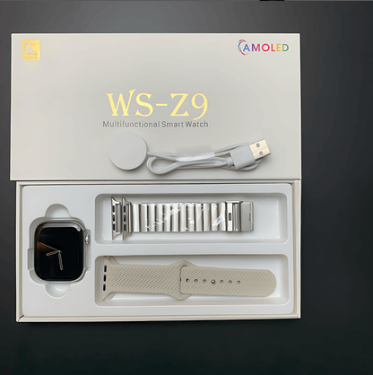 WS-Z9 Smartwatch with CTZN Chain and Silicone Braided Strap